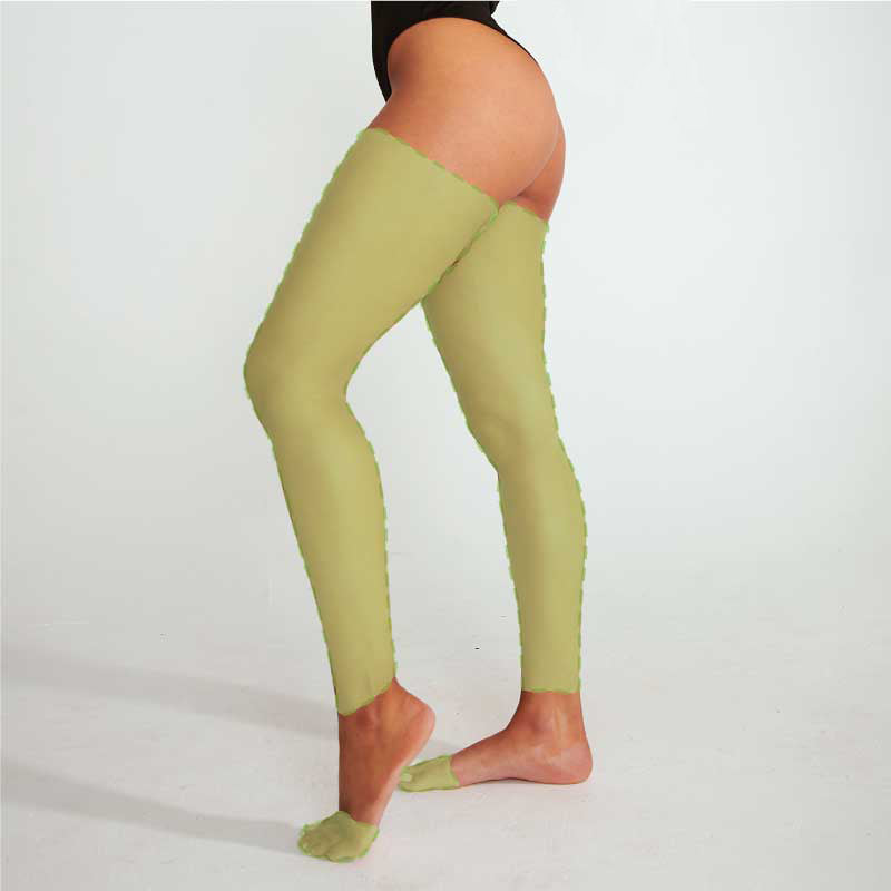 Full legs treatment area highlighted
